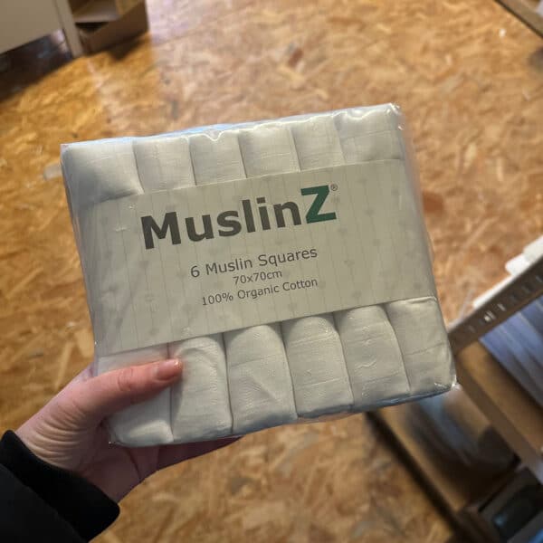 MuslinZ hydrofiele doeken van biologisch katoen 70x70 cm, 6 stuks voor babyverzorging