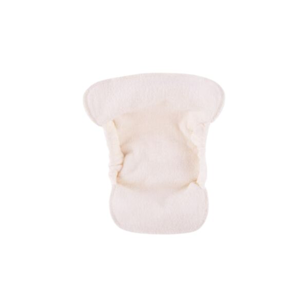 Voorgevormde booster voor wasbare luiers.