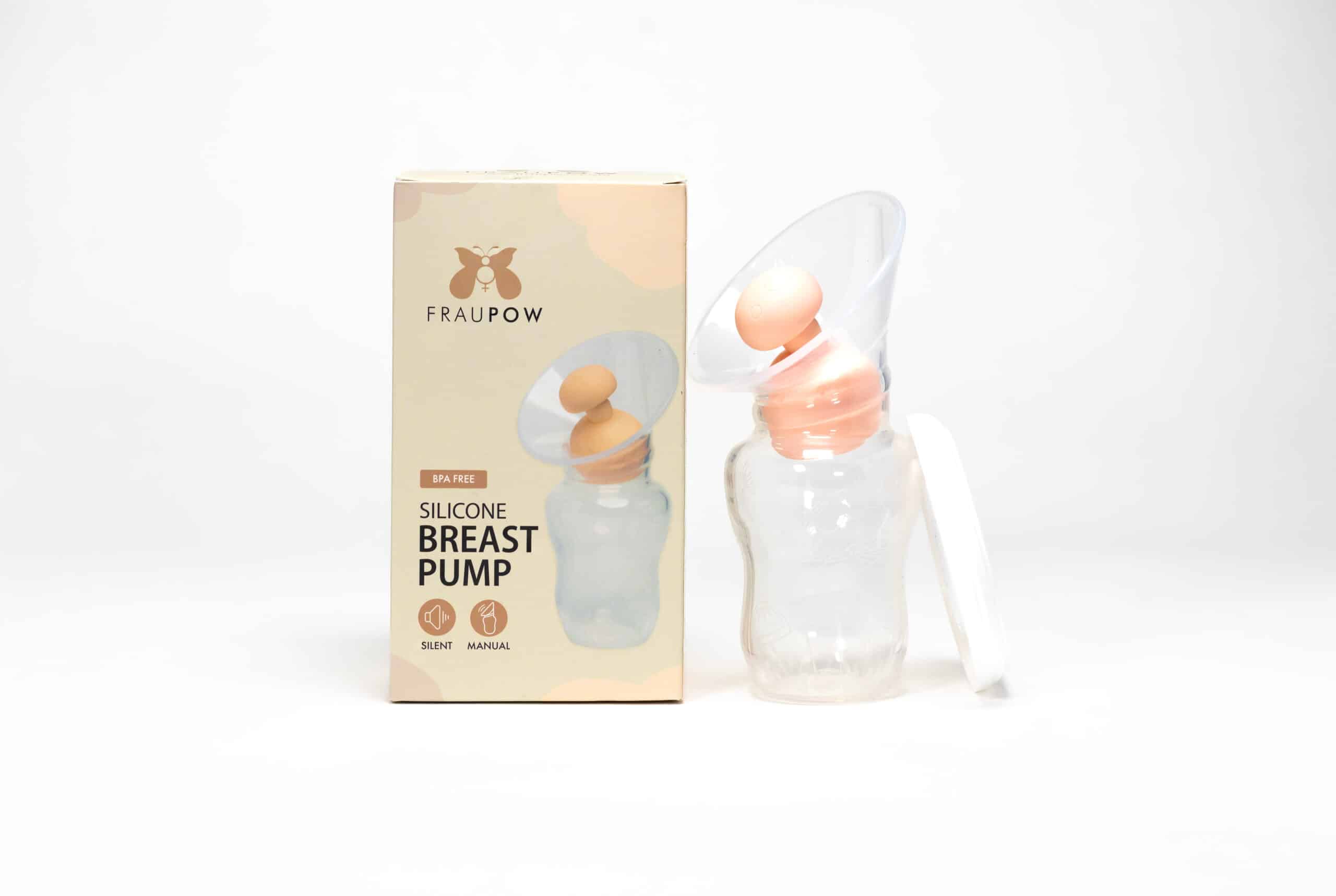 Siliconen Borstkolf / Lekschaal Met Stopper - 110 ml - Fraupow - Afbeelding 3