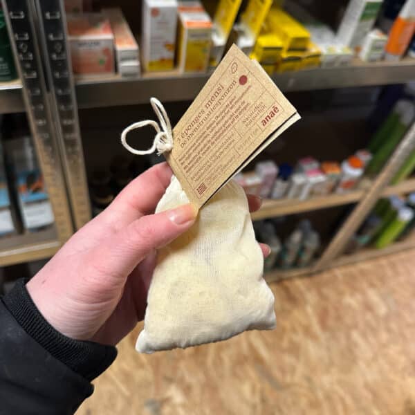 Menstruatiesponsjes van Anaé natuurlijk herbruikbaar alternatief voor tampons zacht en comfortabel tijdens de menstruatie