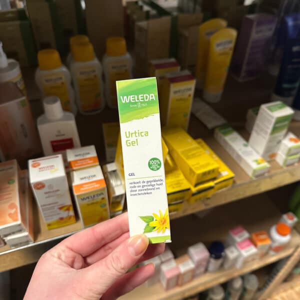 Weleda Urtica verkoelende gel bij geprikkelde en rode huid