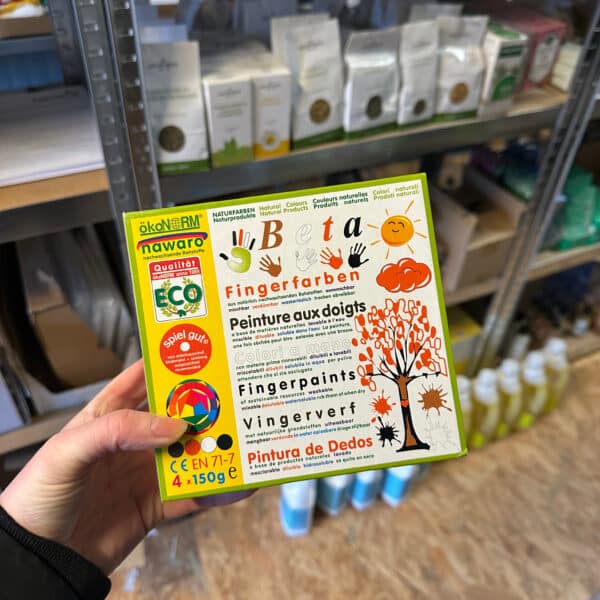Vingerverf herfst van Ökonorm 4 kleuren natuurlijke en veilige verf voor creatief spelen met kinderen