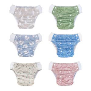 Blümchen wasbare zwemluier en oefenbroekje in diverse dessins voor baby en peuter