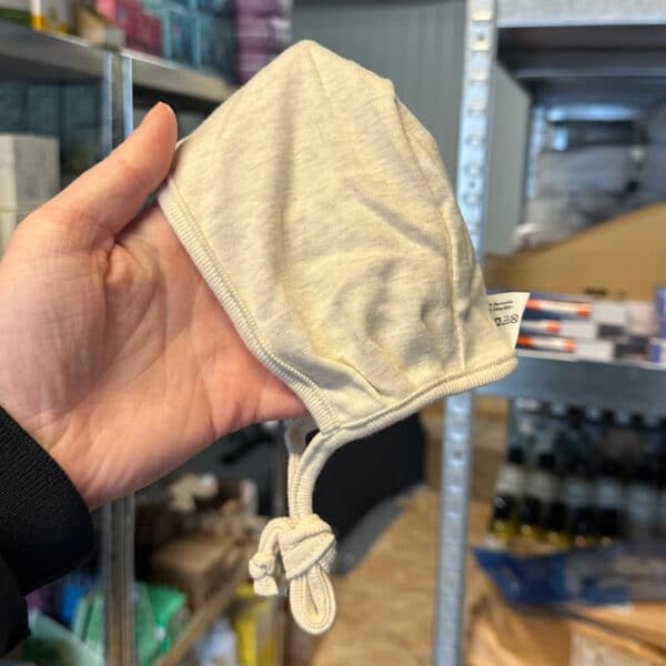 Lotties Dermata strikmutsje biologisch katoen met zilver voor gevoelige babyhuid