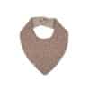 Popolini bandana kwijlslab beige leaves biologisch katoen
