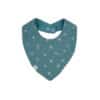 Popolini bandana kwijlslab vintage blue biologisch katoen