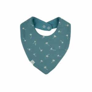 Popolini bandana kwijlslab vintage blue biologisch katoen