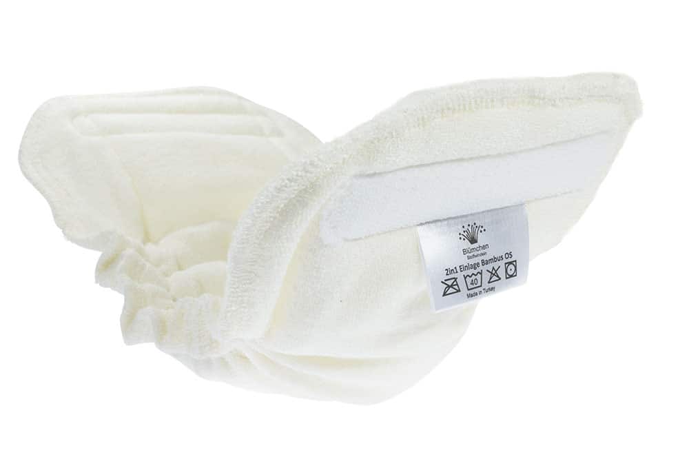 Inlegger Met Klittenband Voor Junior / Volwassen Overbroek - Wit - Blümchen - Afbeelding 4