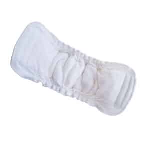 Inlegger Met Klittenband Voor Junior / Volwassen Overbroek - Wit - Blümchen