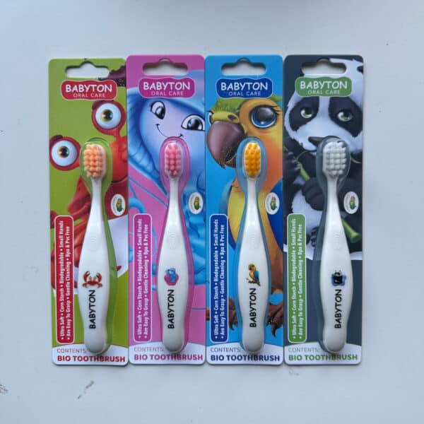 Kindertandenborstel van maïszetmeel – Babyton