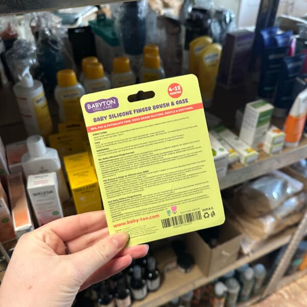 Siliconen baby vingertandenborstel 2 stuks – Babyton