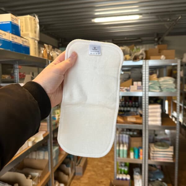Extra absorberende booster van biologisch katoen soft van Blümchen voor wasbare luiers