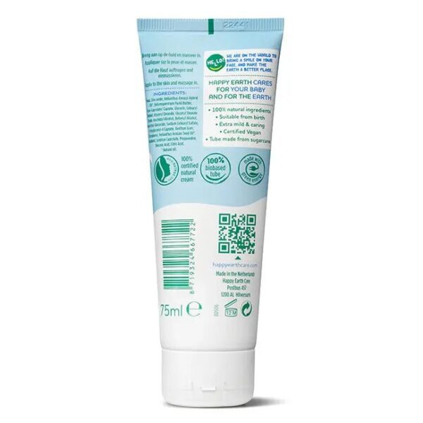 Happy Earth billencrème met zinkoxide voor baby