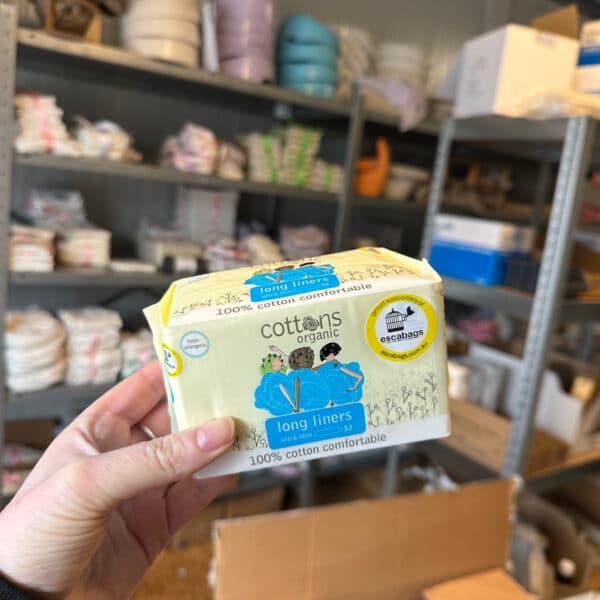 Cottons biologische inlegkruisjes ultra dun long 32 stuks verpakking