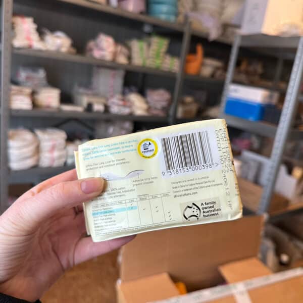 Cottons inlegkruisjes ultra dun long biologisch katoen close-up