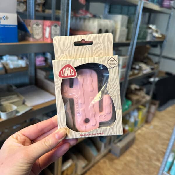 Lanco natuurrubber bijtspeeltje cactus roze voor baby