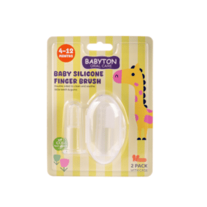 Siliconen Baby Vingertandenborstel - 2 Stuks - Babyton