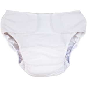 Wasbare Luier Overbroek - Junior / Volwassene - Wit - Blümchen