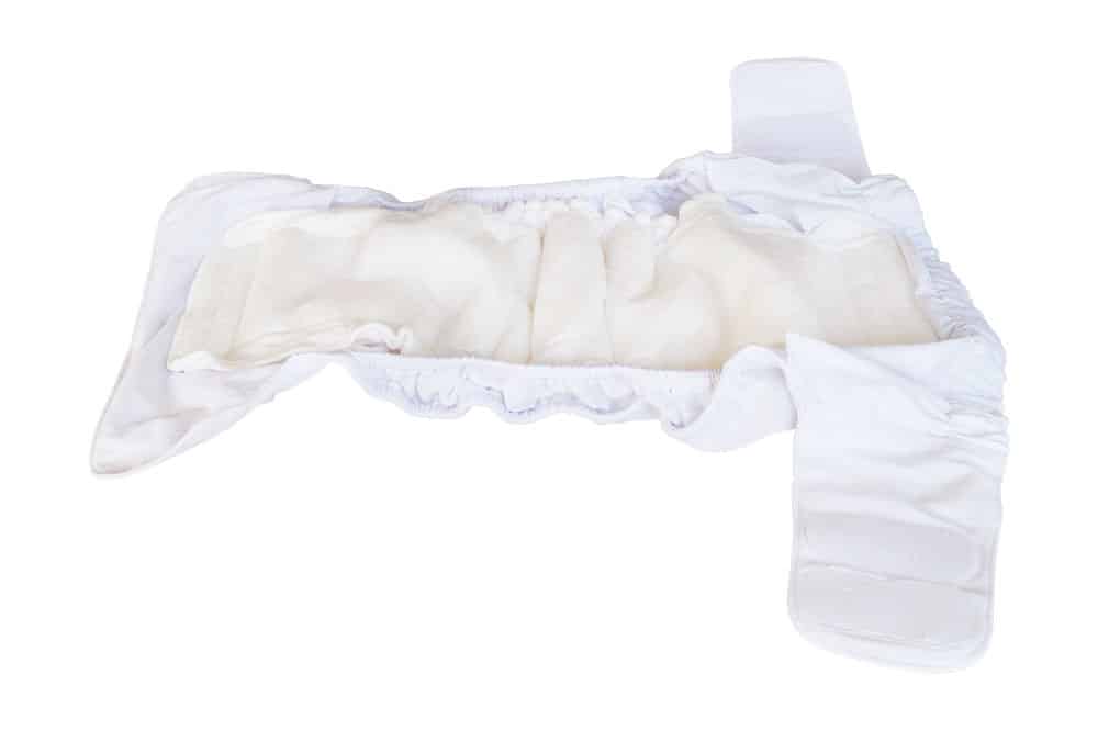 Wasbare Luier Overbroek - Junior / Volwassene - Wit - Blümchen - Afbeelding 2