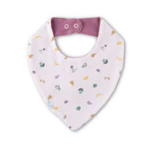 Bandana Kwijlslabbetje Reversibel - Biologisch Katoen - Fruits & Veggies - Popolini