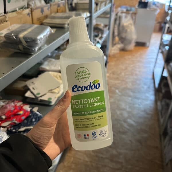 Ecodoo fruit en groente reiniger 750 ml natuurlijk schoonmaakmiddel voor groente en fruit