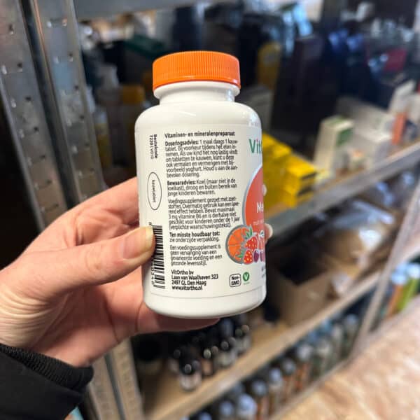 Kind multivitamine VitOrtho Meer in 1 supplement met vitamines mineralen en ondersteuning weerstand