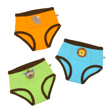 Set van 3 jongensbroekjes met safaridieren.