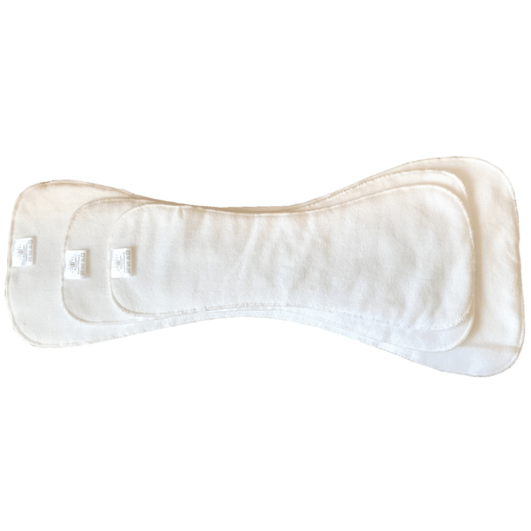 Microvezel inlegger in 3 maten voor junior en volwassen luiers.