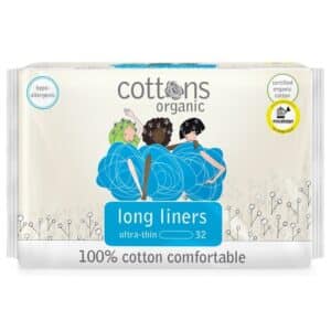Biologische Inlegkruisjes Ultra Dun - Long - 32 stuks - Cottons