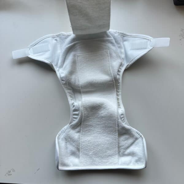 All-in-one wasbare luier White Teddy – Imse Vimse