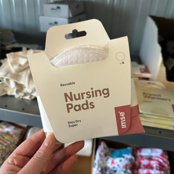 Wasbare zoogkompressen biologisch katoen stay dry 4 stuks – Imse Vimse