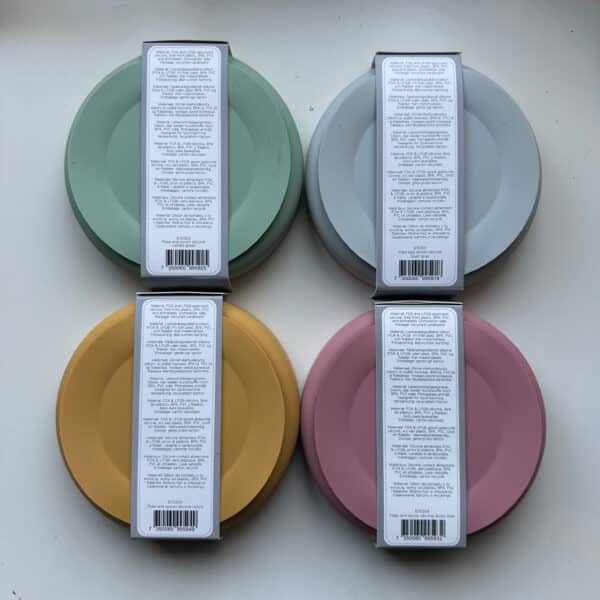 Siliconen eetset met bordje en lepel voor baby – Summerville Organic