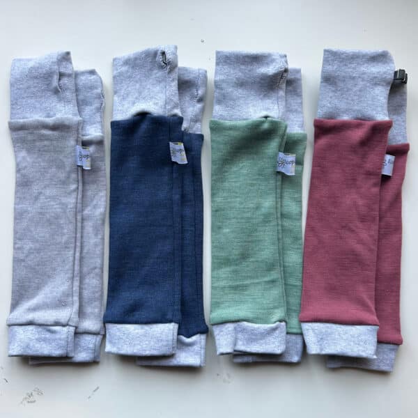 Merinowollen beenwarmers voor baby en peuter in diverse kleuren – Ecopitchoun
