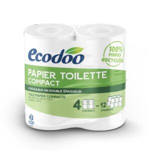 Toiletpapier Compact Eco - 4 Rollen - Ecodoo