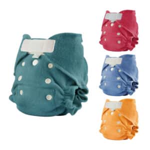 Wasbare basisluier Minifit 2-8 kg van biologisch katoen – Popolini