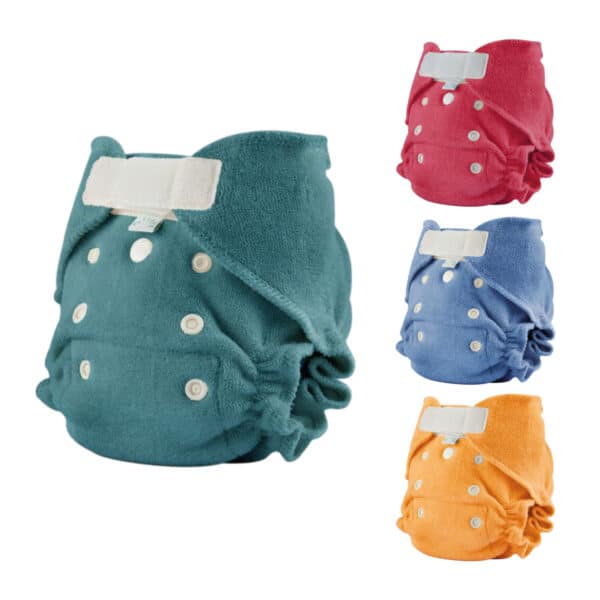 Wasbare basisluier Minifit 2-8 kg van biologisch katoen – Popolini