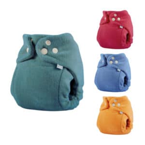 Herbruikbare Popolini Minisnap luier 2-8 kg biologisch katoen