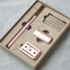 Safety Razor scheermes rose gold in verpakking, van Biowust.