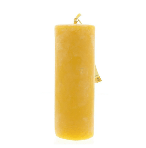 Bijenwas stompkaars van Dipam.