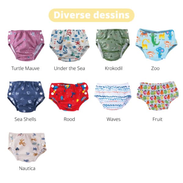 Popolini wasbare zwemluier voor baby