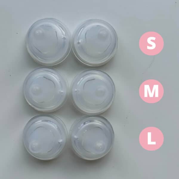 Set siliconen spenen Fraupow veilig en flexibel