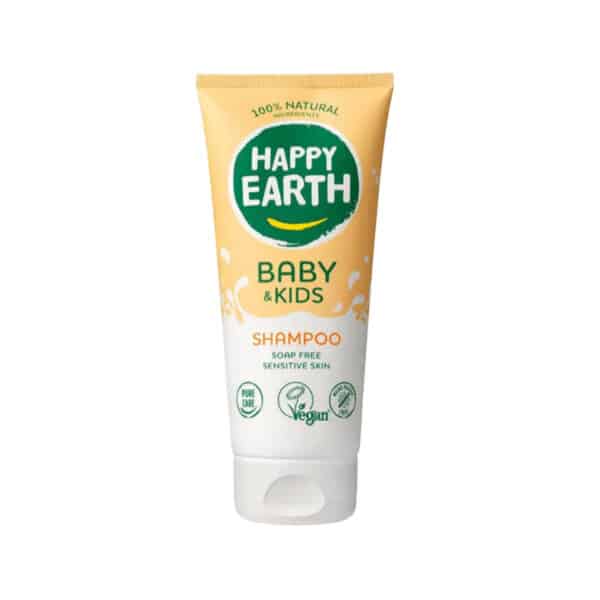 Happy Earth zeepvrije baby en kids shampoo 200 ml