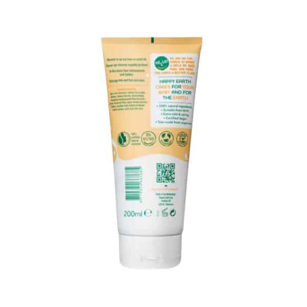 Zeepvrije shampoo van Happy Earth voor baby’s en kinderen