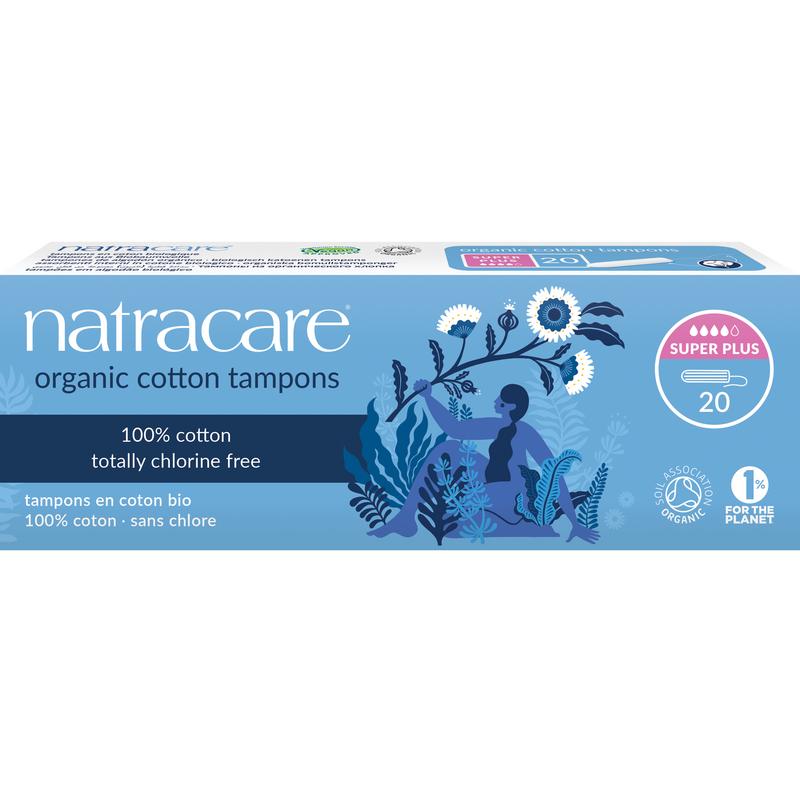 Tampons Super Plus - Biologisch Katoen - 20 stuks - Natracare