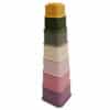 Siliconen stapeltoren van summerville in diverse kleuren.