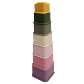 Siliconen stapeltoren van summerville in diverse kleuren.