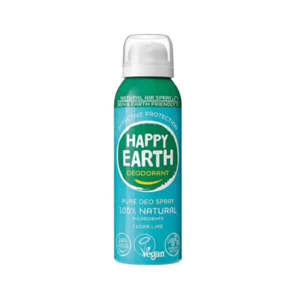 Natuurlijke roomspray Cedar Lime van Happy Earth