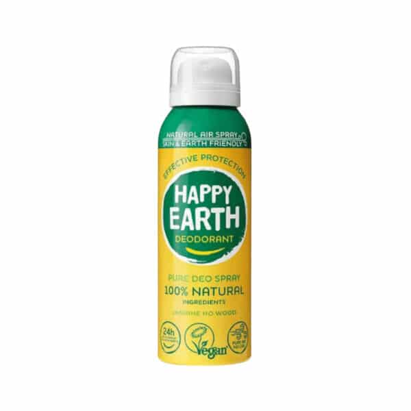 Natuurlijke roomspray Jasmine Ho Wood van Happy Earth