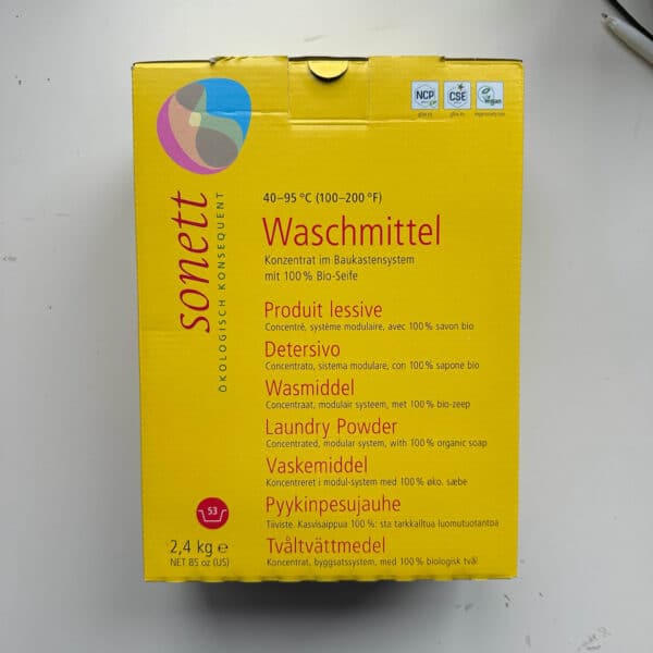 Ecologisch waspoeder compact 2,4 kg van Sonett