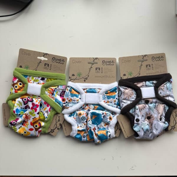 Overbroekje van gerecycled polyester van Petit Lulu voor wasbare luiers